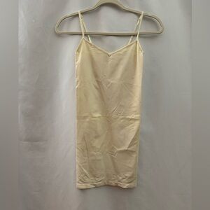 Free People Intimately Long Sleep Cami Off White M/L